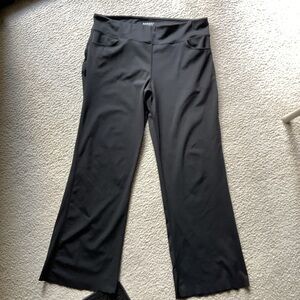 Safort Black Workout Pants **Bottom Hems Cutoff”